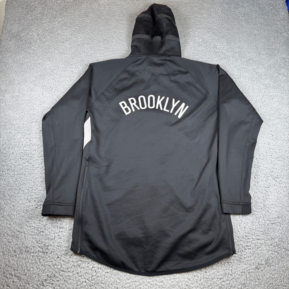 Brooklyn Nets Nike Black Showtime Performance Full-Zip Hoodie Men's Size Large - Picture 2 of 9